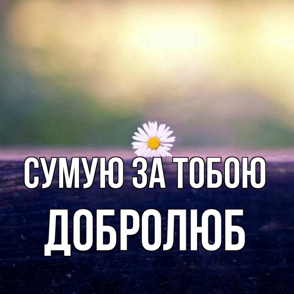 Открытка на каждый день з підписом, Добролюб Сумую за тобою приходи в гости Прикольна листівка з побажанням онлайн скачати безкоштовно 