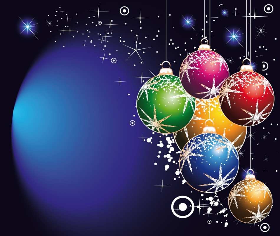 Открытка новогодние шары фон для открытки  новый год  З новим роком 