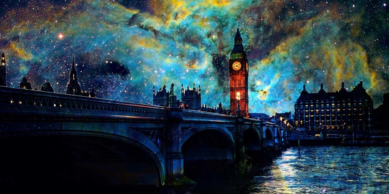 Открытка лондон биг бен На добраніч 