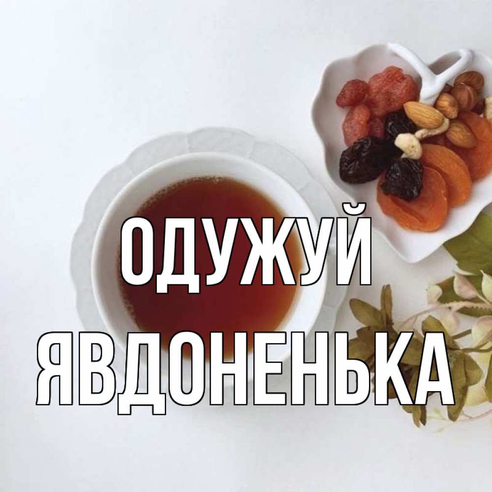 Открытка на каждый день з підписом, Явдоненька Одужуй неизвестные растения Прикольна листівка з побажанням онлайн скачати безкоштовно 