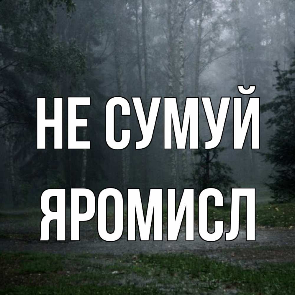 Открытка на каждый день з підписом, Яромисл Не сумуй осень Прикольна листівка з побажанням онлайн скачати безкоштовно 