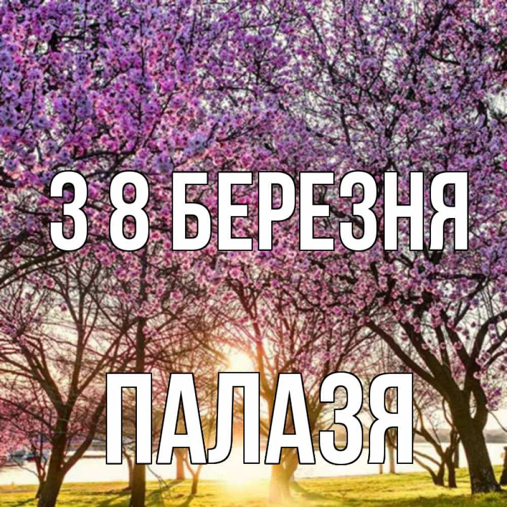 Открытка на каждый день з підписом, Палазя З 8 БЕРЕЗНЯ международный женский день Прикольна листівка з побажанням онлайн скачати безкоштовно 