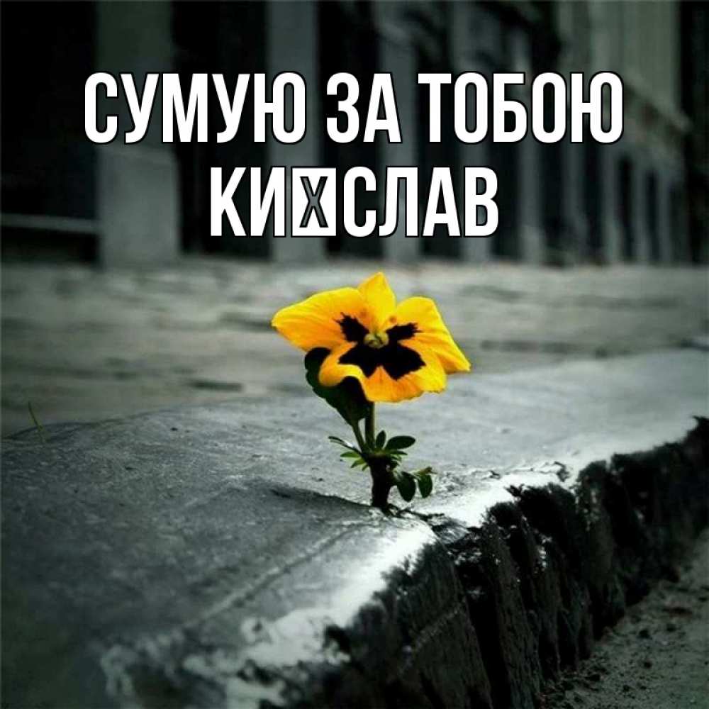 Открытка на каждый день з підписом, Києслав Сумую за тобою надеюсь будет лучше Прикольна листівка з побажанням онлайн скачати безкоштовно 