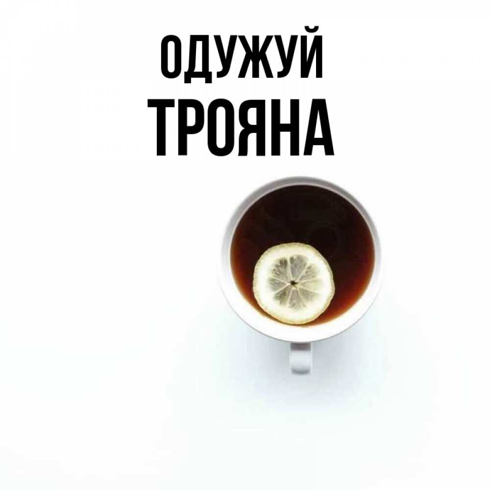 Открытка на каждый день з підписом, Трояна Одужуй простая открытка Прикольна листівка з побажанням онлайн скачати безкоштовно 