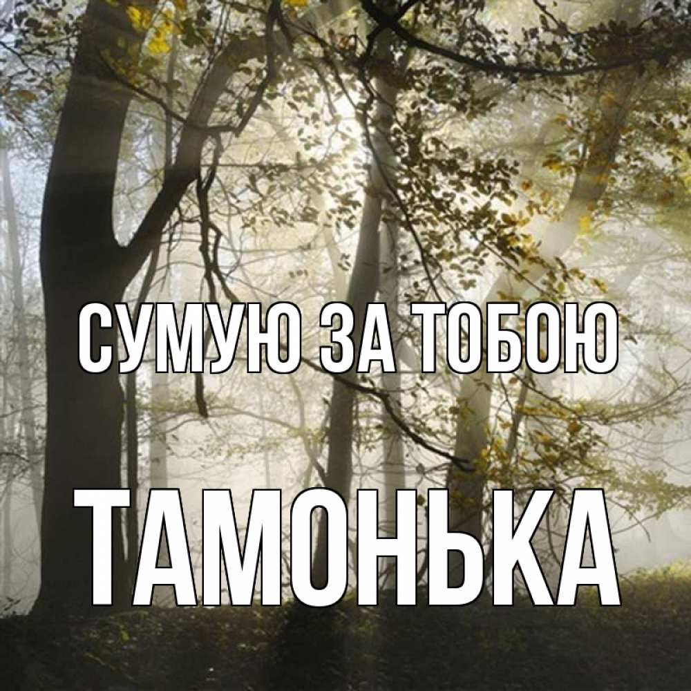 Открытка на каждый день з підписом, Тамонька Сумую за тобою грустно Прикольна листівка з побажанням онлайн скачати безкоштовно 