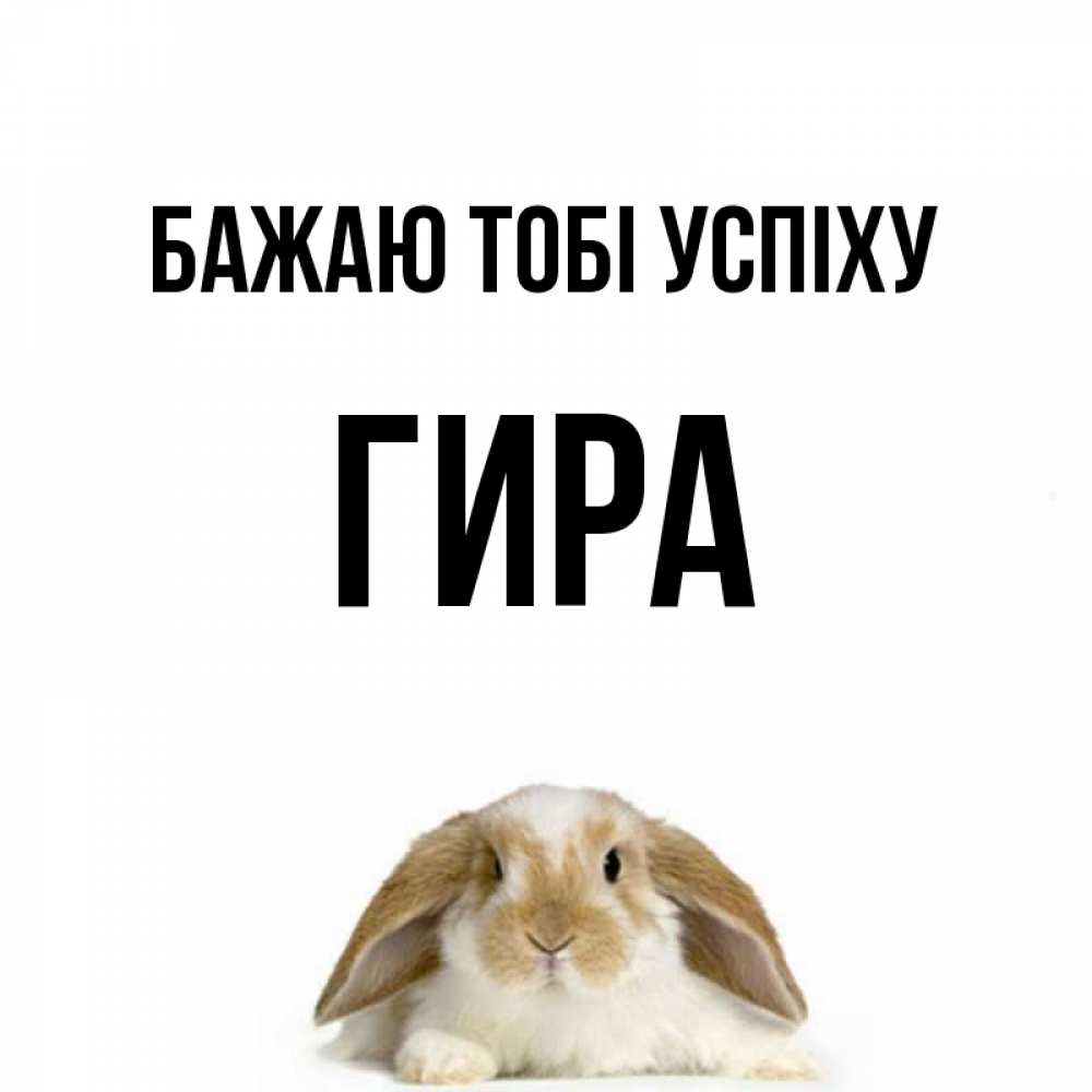 Открытка на каждый день з підписом, Гира Бажаю тобі успіху открытки с произвольным текстом который можно вставить в открытку и создать ее самостоятельно бесплатно онлайн Прикольна листівка з побажанням онлайн скачати безкоштовно 