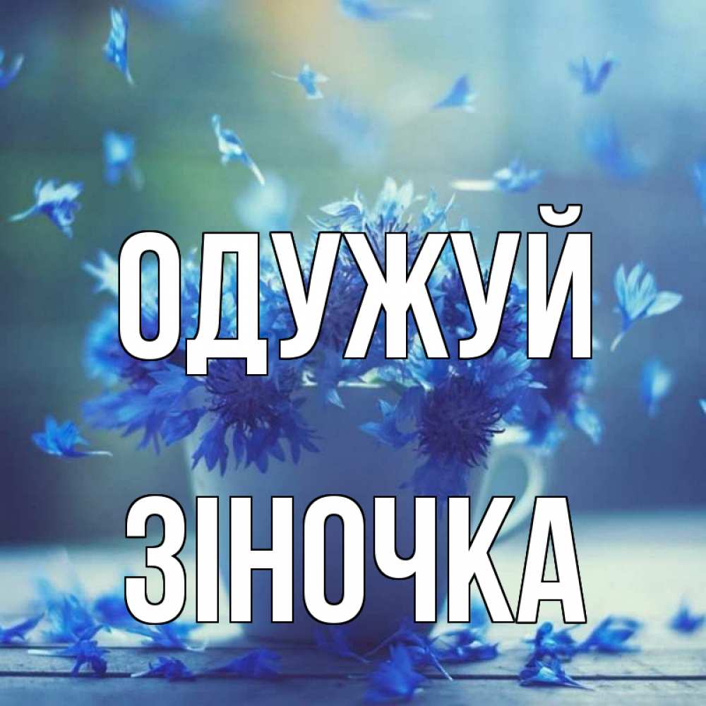 Открытка на каждый день з підписом, Зіночка Одужуй кружка с зельем и цветами Прикольна листівка з побажанням онлайн скачати безкоштовно 