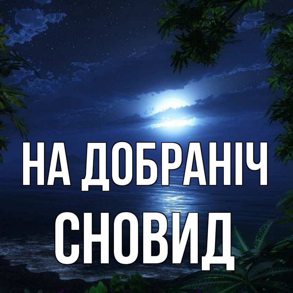 Открытка на каждый день з підписом, Сновид На добраніч тропический остров Прикольна листівка з побажанням онлайн скачати безкоштовно 