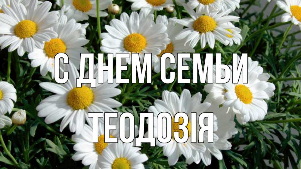 Открытка на каждый день з підписом, Теодозія С днем семьи с днем семьи Прикольна листівка з побажанням онлайн скачати безкоштовно 