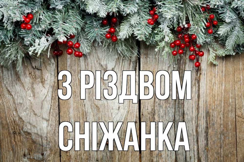 Открытка на каждый день з підписом, Сніжанка З Різдвом с рождеством Прикольна листівка з побажанням онлайн скачати безкоштовно 