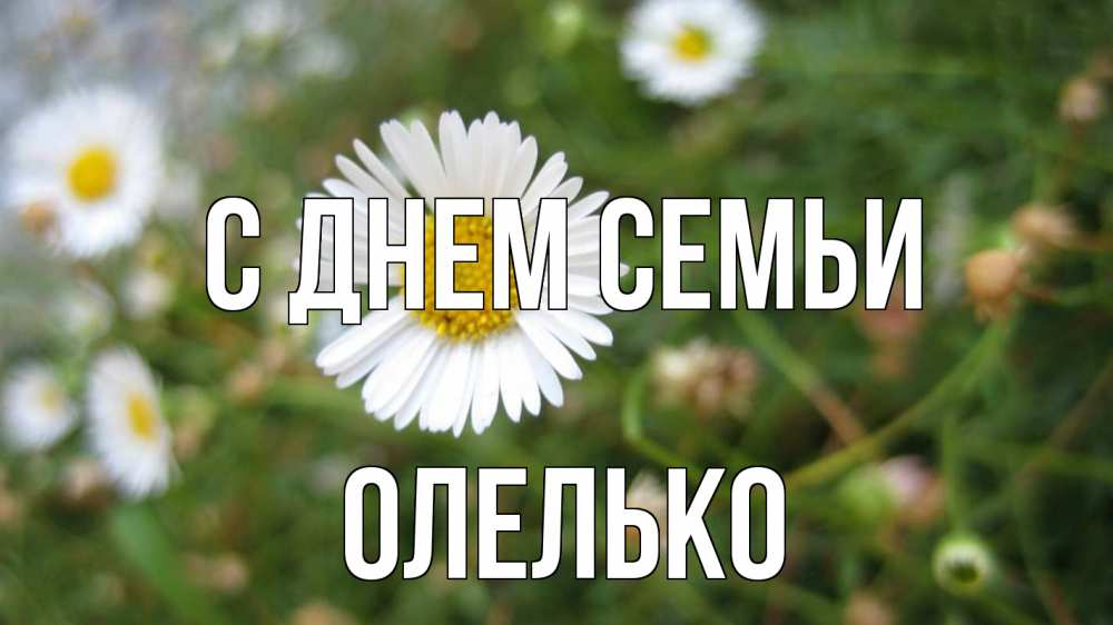 Открытка на каждый день з підписом, Олелько С днем семьи с днем семьи Прикольна листівка з побажанням онлайн скачати безкоштовно 