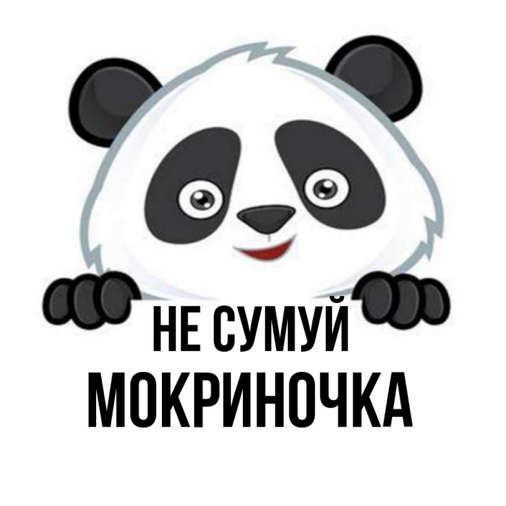 Открытка на каждый день з підписом, Мокриночка Не сумуй не надо печалиться Прикольна листівка з побажанням онлайн скачати безкоштовно 