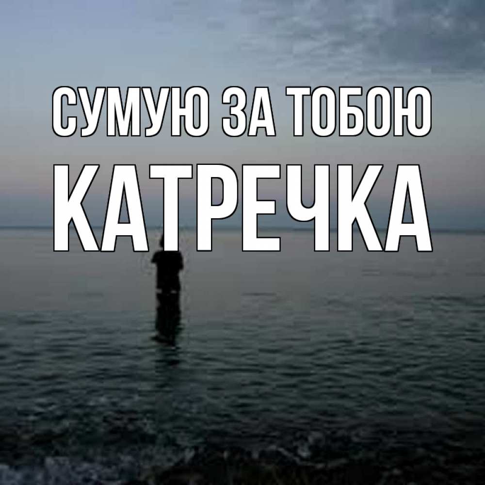 Открытка на каждый день з підписом, Катречка Сумую за тобою скука Прикольна листівка з побажанням онлайн скачати безкоштовно 