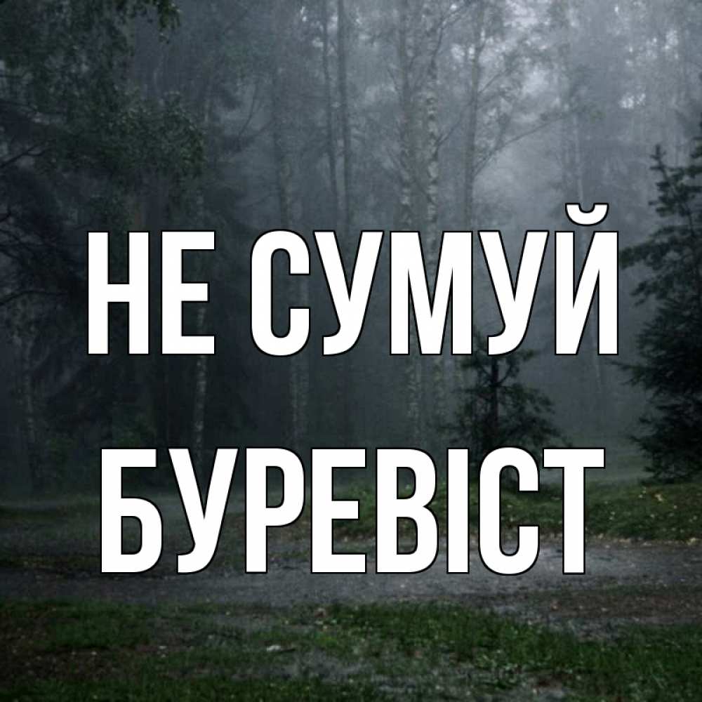 Открытка на каждый день з підписом, Буревіст Не сумуй осень Прикольна листівка з побажанням онлайн скачати безкоштовно 