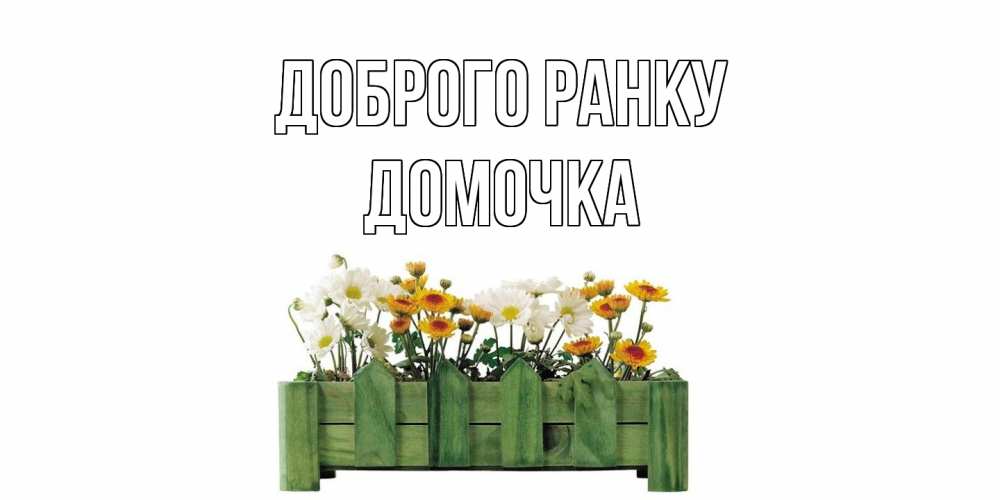 Открытка на каждый день з підписом, Домочка Доброго ранку цветы Прикольна листівка з побажанням онлайн скачати безкоштовно 