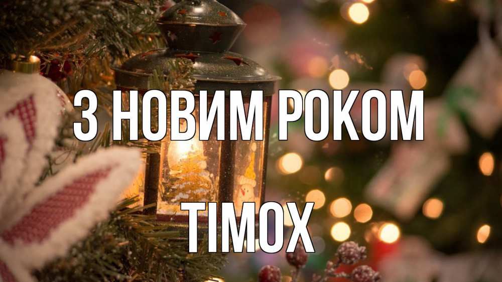 Открытка на каждый день з підписом, Тімох З новим роком новый год фонарик Прикольна листівка з побажанням онлайн скачати безкоштовно 