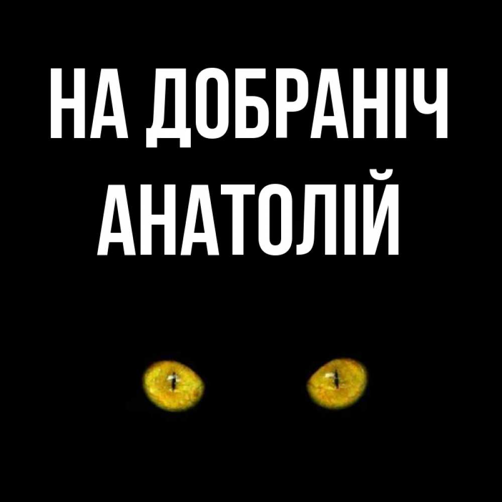 Открытка на каждый день з підписом, Анатолій На добраніч сладких снов бесстрашный мой дружочек Прикольна листівка з побажанням онлайн скачати безкоштовно 