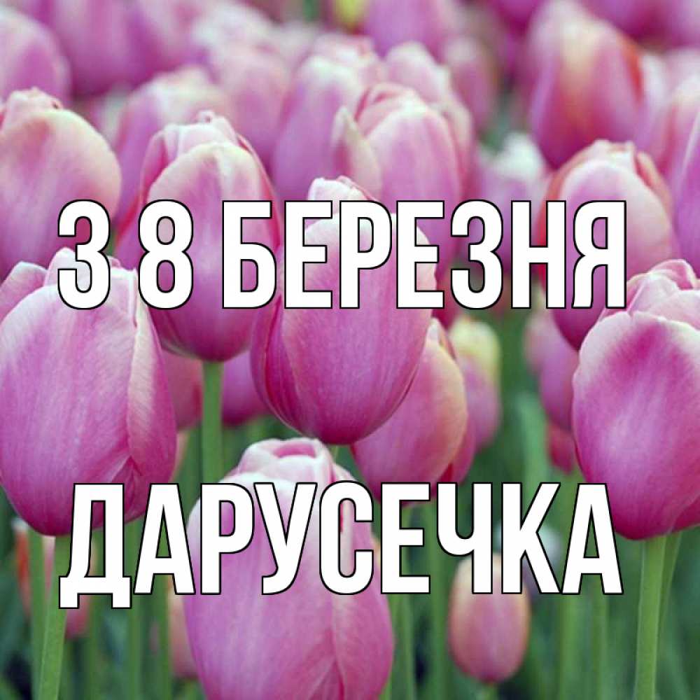 Открытка на каждый день з підписом, Дарусечка З 8 БЕРЕЗНЯ на международный женский день 3 Прикольна листівка з побажанням онлайн скачати безкоштовно 