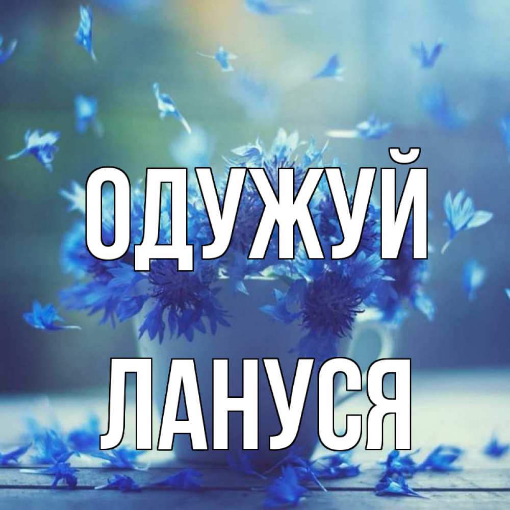 Открытка на каждый день з підписом, Лануся Одужуй кружка с зельем и цветами Прикольна листівка з побажанням онлайн скачати безкоштовно 