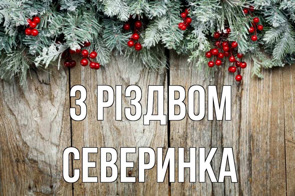 Открытка на каждый день з підписом, Северинка З Різдвом с рождеством Прикольна листівка з побажанням онлайн скачати безкоштовно 