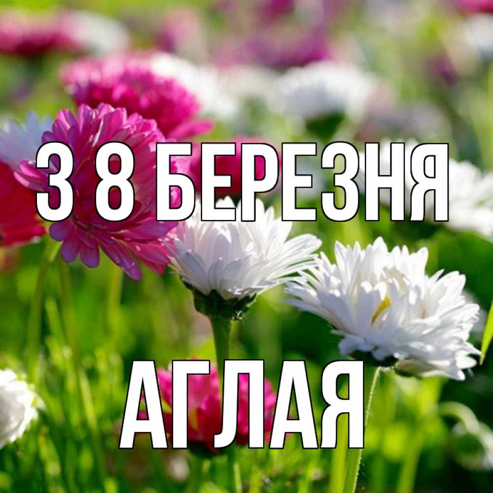 Открытка на каждый день з підписом, Аглая З 8 БЕРЕЗНЯ международный женский день 1 Прикольна листівка з побажанням онлайн скачати безкоштовно 
