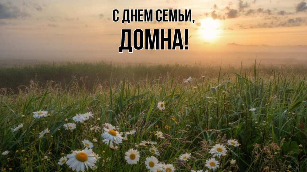 Открытка на каждый день з підписом, Домна С днем семьи с днем семьи Прикольна листівка з побажанням онлайн скачати безкоштовно 