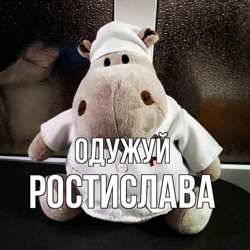 Открытка на каждый день з підписом, Ростислава Одужуй всех излечит исцелит Прикольна листівка з побажанням онлайн скачати безкоштовно 