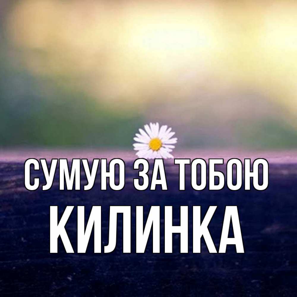 Открытка на каждый день з підписом, Килинка Сумую за тобою приходи в гости Прикольна листівка з побажанням онлайн скачати безкоштовно 