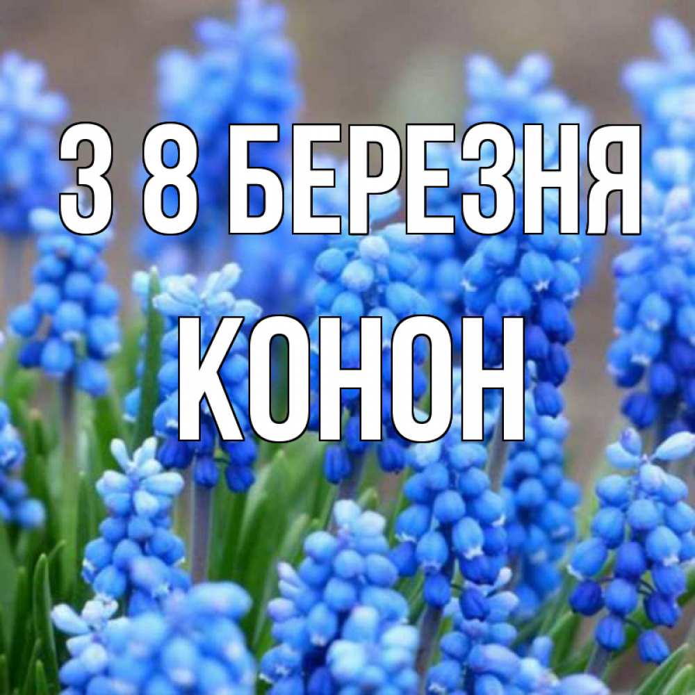 Открытка на каждый день з підписом, Конон З 8 БЕРЕЗНЯ Поздравительная открытка для женщин с цветами на праздничную дату Прикольна листівка з побажанням онлайн скачати безкоштовно 