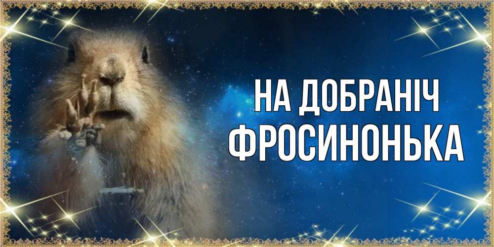 Открытка на каждый день з підписом, Фросинонька На добраніч спокойной ночи сладких снов Прикольна листівка з побажанням онлайн скачати безкоштовно 
