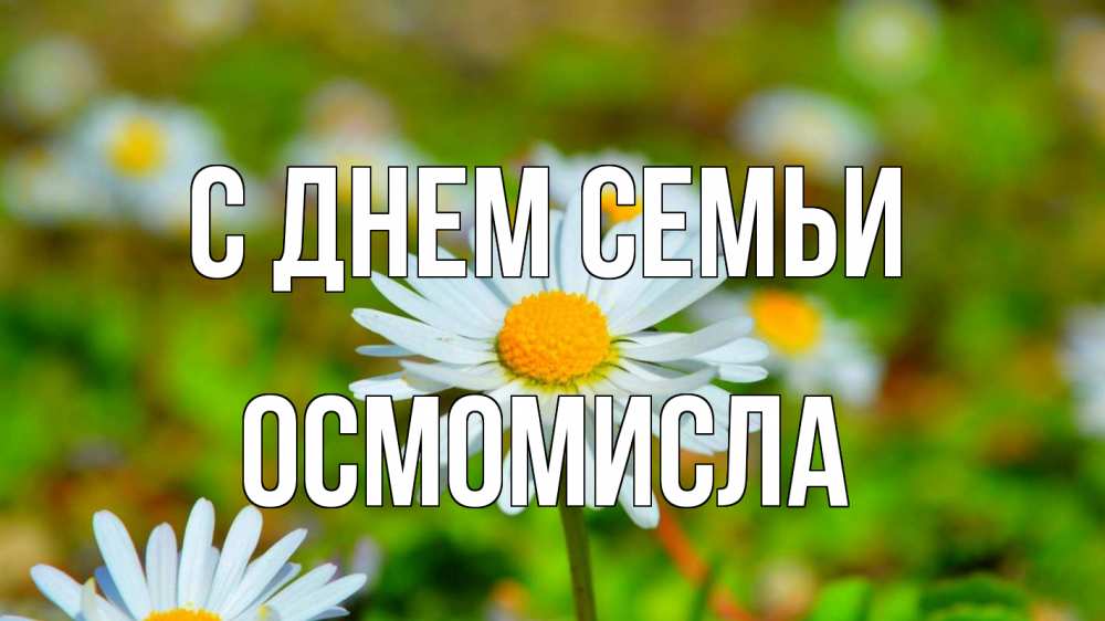 Открытка на каждый день з підписом, Осмомисла С днем семьи с днем семьи Прикольна листівка з побажанням онлайн скачати безкоштовно 