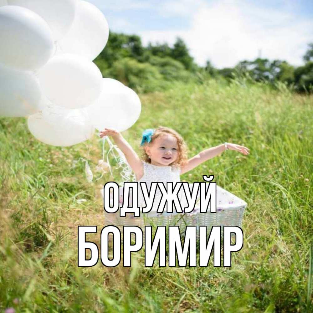 Открытка на каждый день з підписом, Боримир Одужуй девочка сидит в корзине наверное от этого больной должен выздороветь Прикольна листівка з побажанням онлайн скачати безкоштовно 