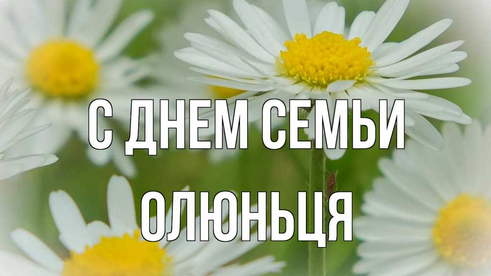 Открытка на каждый день з підписом, Олюньця С днем семьи с днем семьи  1 Прикольна листівка з побажанням онлайн скачати безкоштовно 