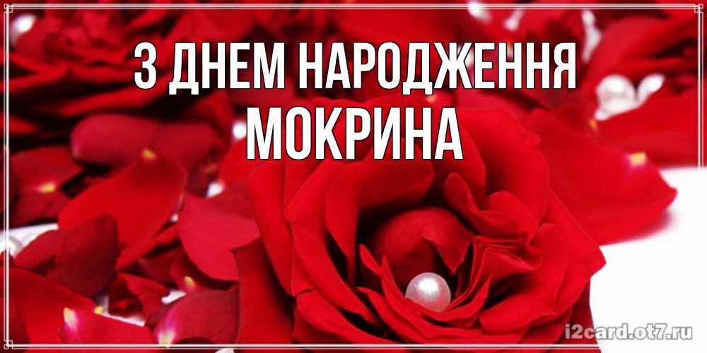 Открытка на каждый день з підписом, Мокрина З Днем народження роза с жемчужиной на открытке для любимых Прикольна листівка з побажанням онлайн скачати безкоштовно 
