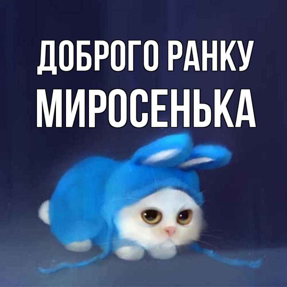 Открытка на каждый день з підписом, Миросенька Доброго ранку открытки красивые скачать бесплатно Прикольна листівка з побажанням онлайн скачати безкоштовно 