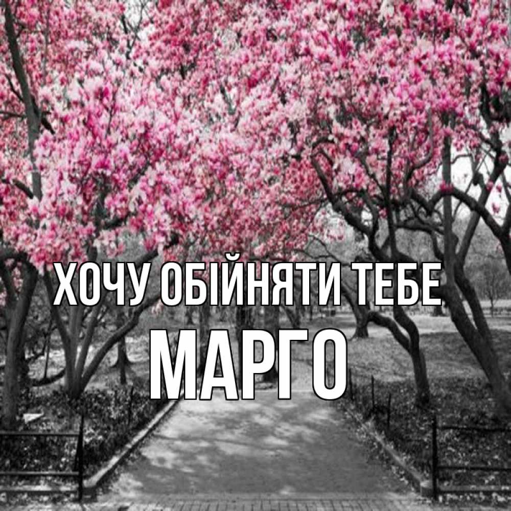Открытка на каждый день з підписом, Марго Хочу обійняти тебе обработанное фото Прикольна листівка з побажанням онлайн скачати безкоштовно 