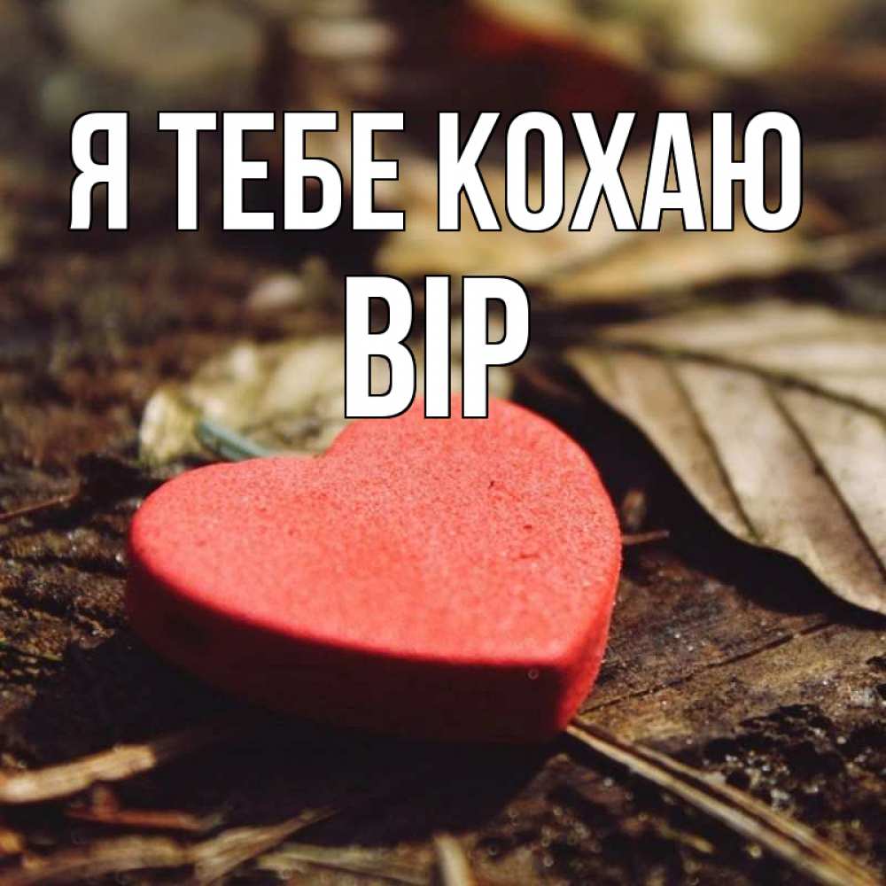 Открытка на каждый день з підписом, Вір Я тебе кохаю листья деревье 4 Прикольна листівка з побажанням онлайн скачати безкоштовно 