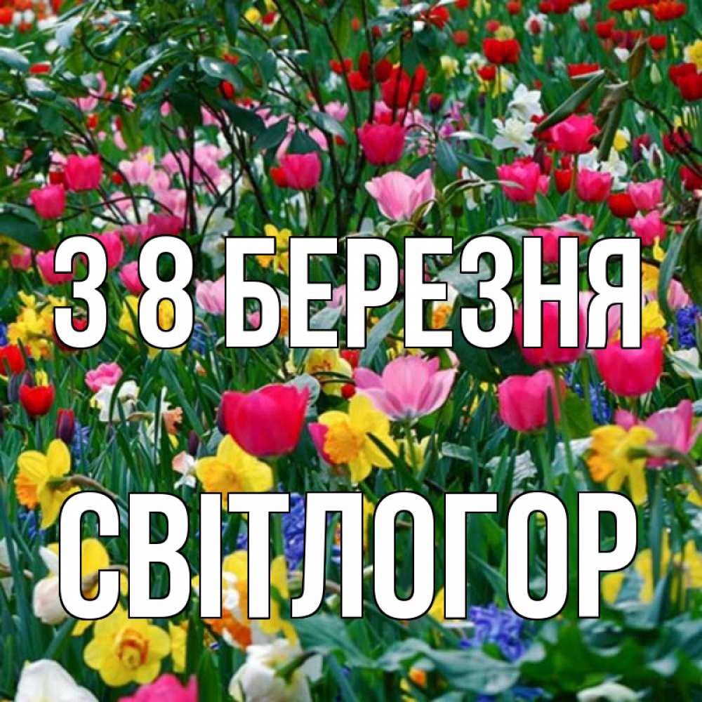 Открытка на каждый день з підписом, Світлогор З 8 БЕРЕЗНЯ с международным женским днем поздравления для женщины Прикольна листівка з побажанням онлайн скачати безкоштовно 