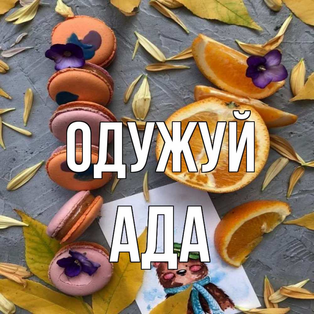 Открытка на каждый день з підписом, Ада Одужуй не болейте Прикольна листівка з побажанням онлайн скачати безкоштовно 