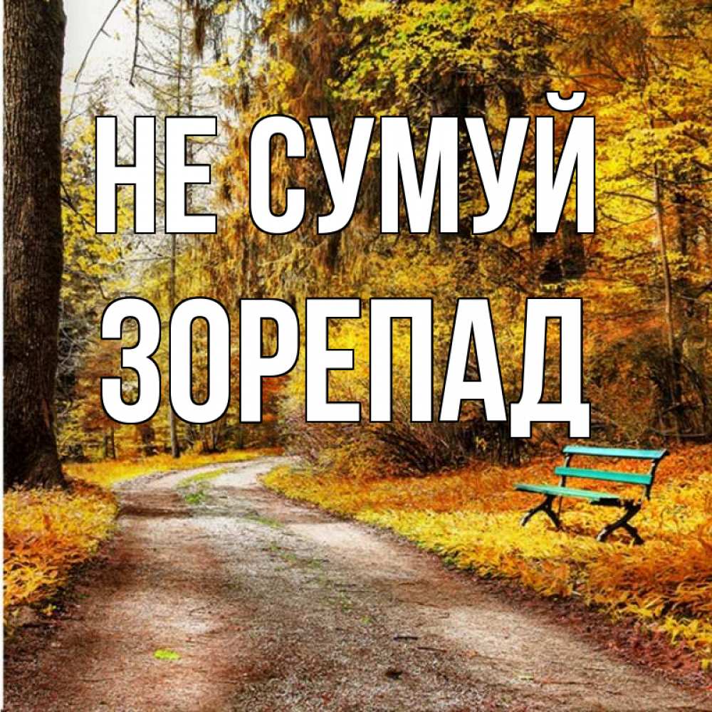 Открытка на каждый день з підписом, Зорепад Не сумуй зеленая лавочка Прикольна листівка з побажанням онлайн скачати безкоштовно 