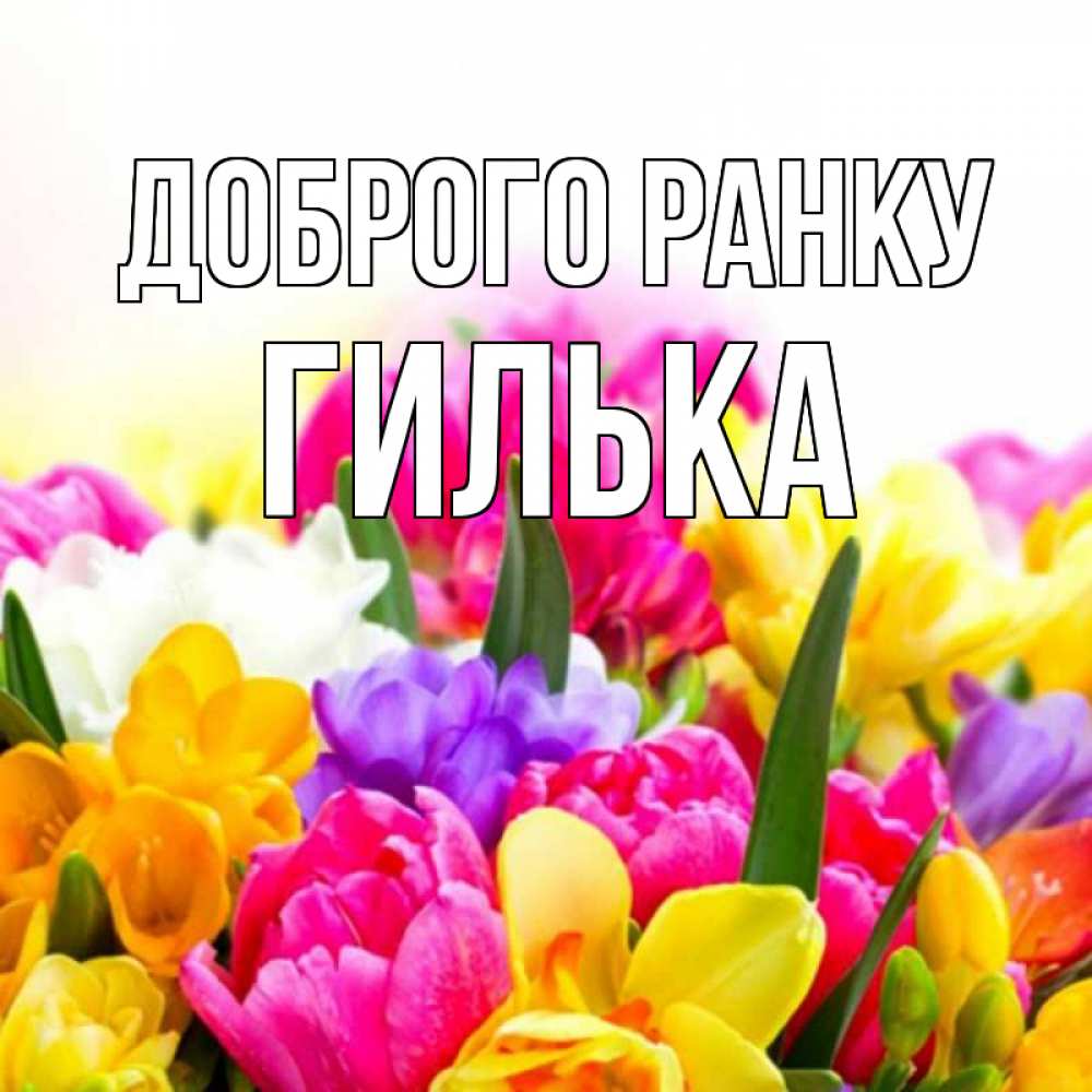 Открытка на каждый день з підписом, Гилька Доброго ранку создать открытку со свое подписью Прикольна листівка з побажанням онлайн скачати безкоштовно 