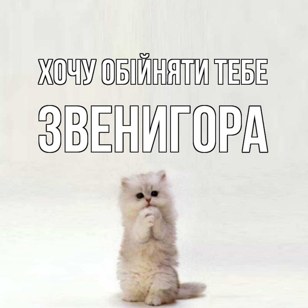 Открытка на каждый день з підписом, Звенигора Хочу обійняти тебе открытки с креативными подписями Прикольна листівка з побажанням онлайн скачати безкоштовно 