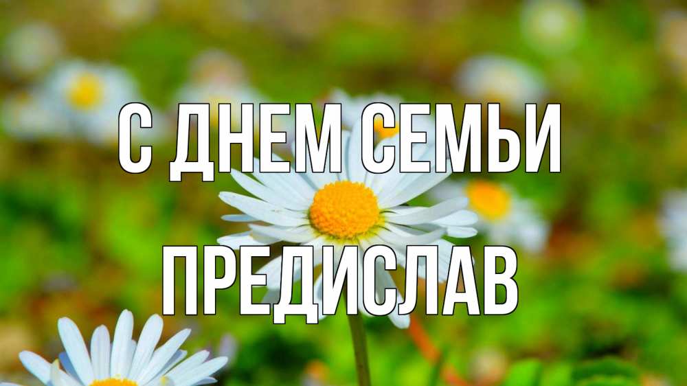 Открытка на каждый день з підписом, Предислав С днем семьи с днем семьи Прикольна листівка з побажанням онлайн скачати безкоштовно 