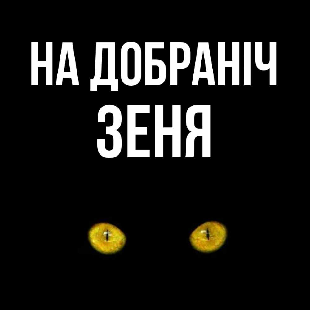 Открытка на каждый день з підписом, Зеня На добраніч сладких снов бесстрашный мой дружочек Прикольна листівка з побажанням онлайн скачати безкоштовно 