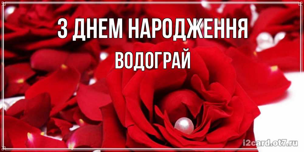 Открытка на каждый день з підписом, Водограй З Днем народження роза с жемчужиной на открытке для любимых Прикольна листівка з побажанням онлайн скачати безкоштовно 