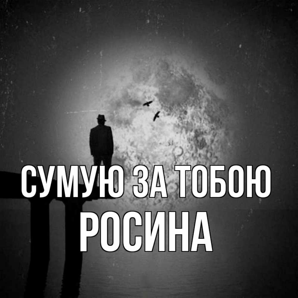 Открытка на каждый день з підписом, Росина Сумую за тобою мост 1 Прикольна листівка з побажанням онлайн скачати безкоштовно 