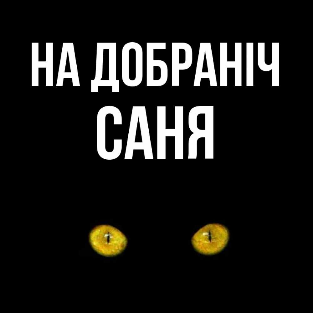 Открытка на каждый день з підписом, Саня На добраніч сладких снов бесстрашный мой дружочек Прикольна листівка з побажанням онлайн скачати безкоштовно 
