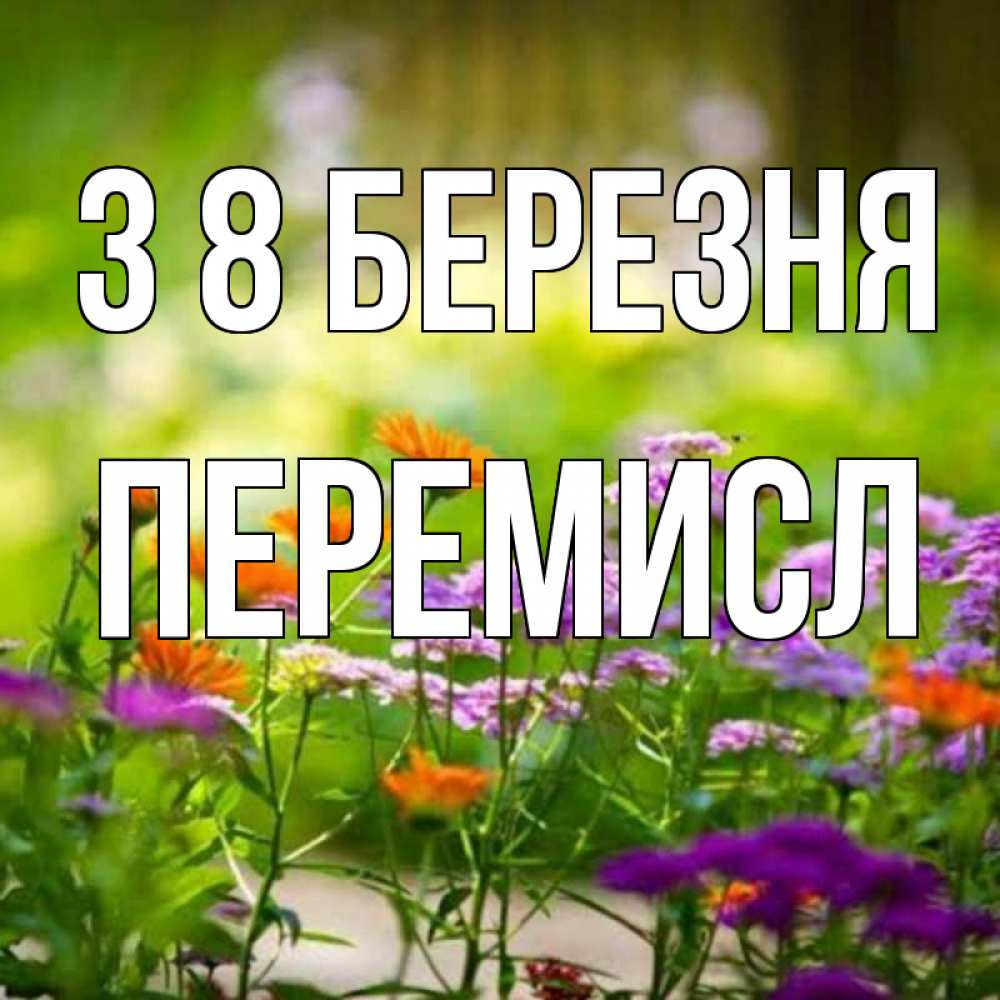 Открытка на каждый день з підписом, Перемисл З 8 БЕРЕЗНЯ цветы Прикольна листівка з побажанням онлайн скачати безкоштовно 