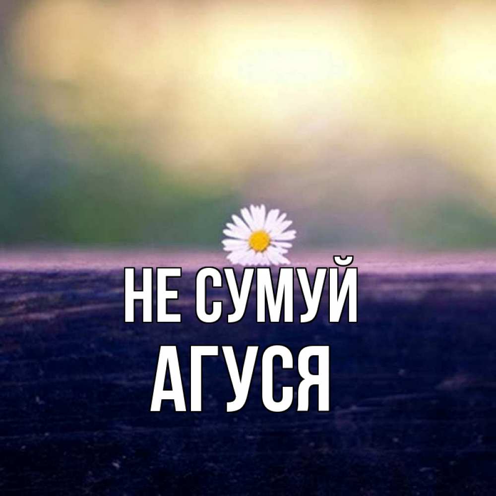Открытка на каждый день з підписом, Агуся Не сумуй красота Прикольна листівка з побажанням онлайн скачати безкоштовно 