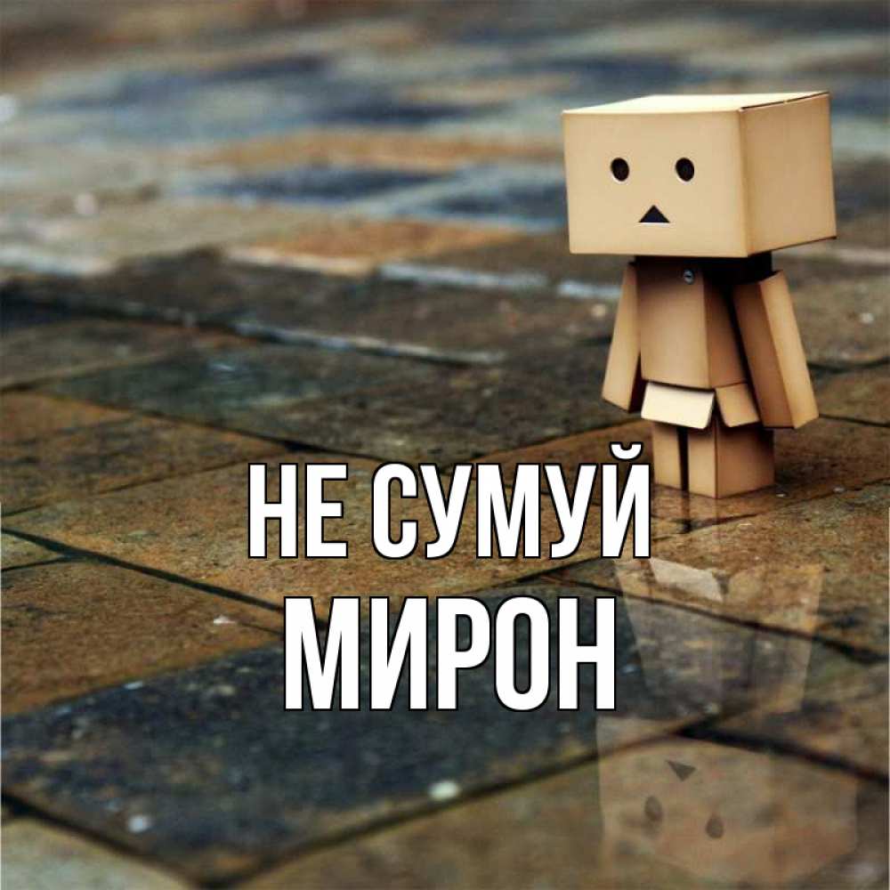 Открытка на каждый день з підписом, Мирон Не сумуй Стив Прикольна листівка з побажанням онлайн скачати безкоштовно 